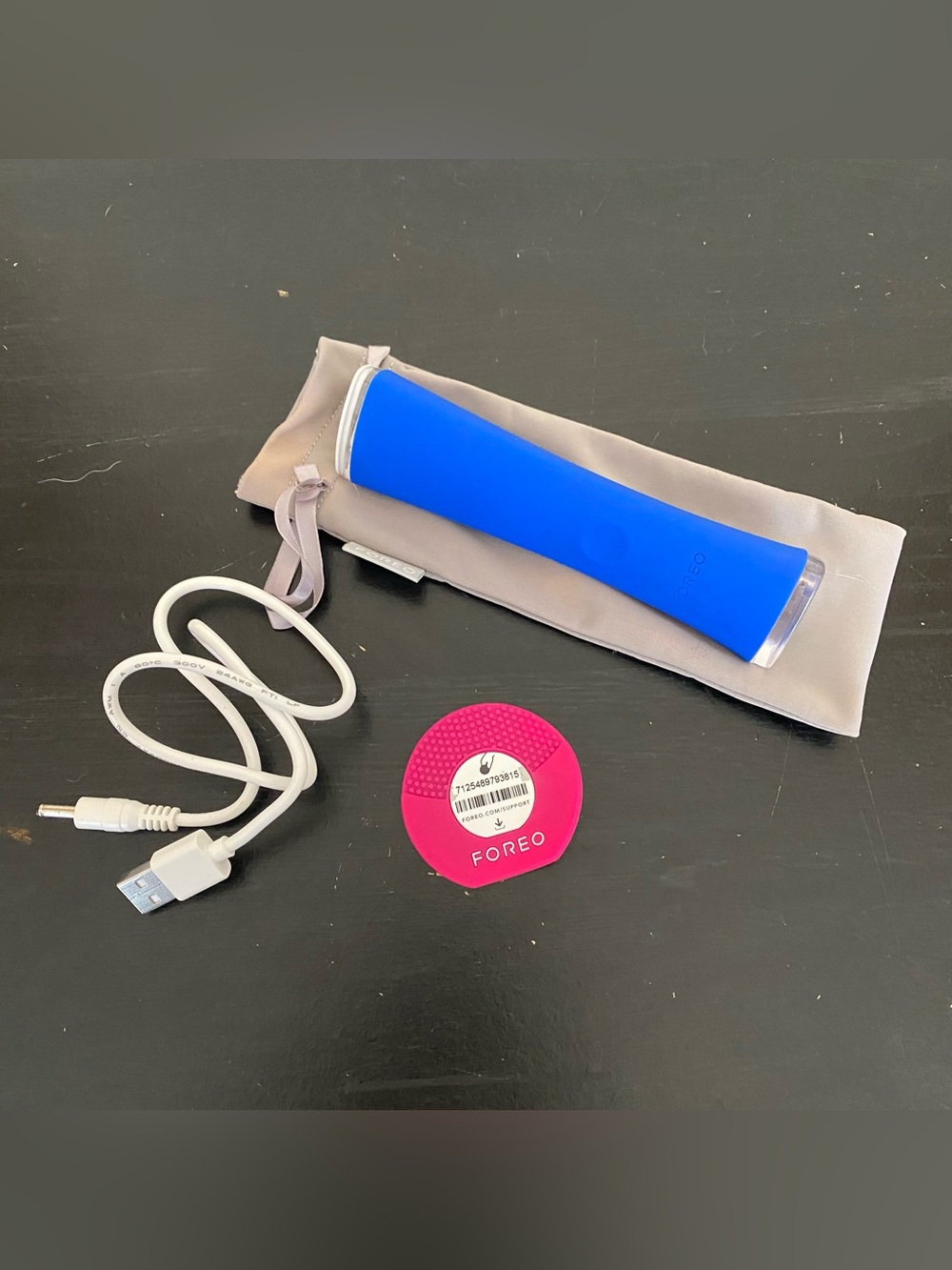Foreo Espada 2 Blue LED Light Acne Remover Treatment Device Silicone Waterproof